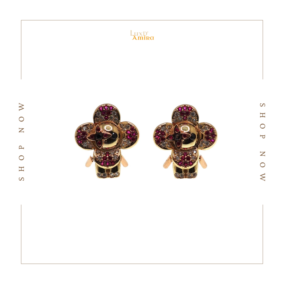 14k Italian Gold Earrings | Lux D' Amira – LuxD'Amira Jewelry