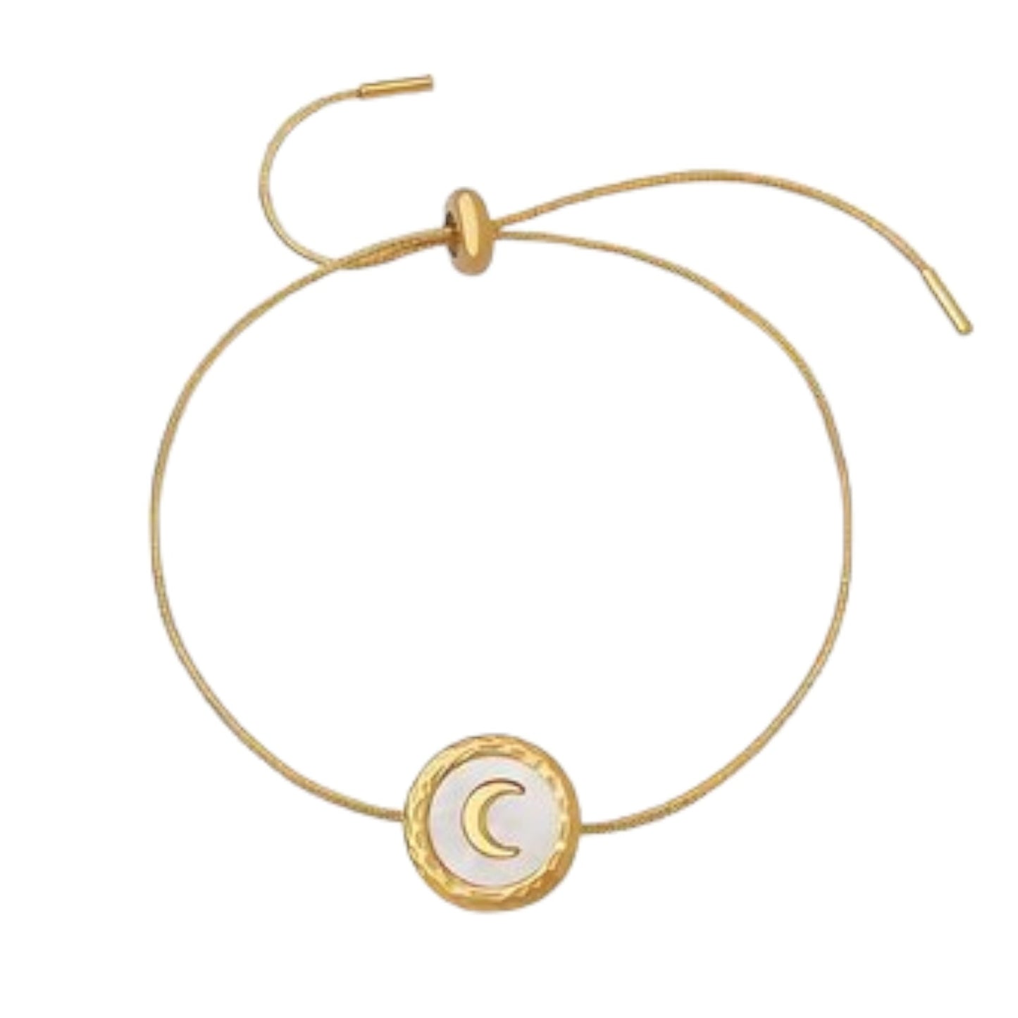 18K Gold Plated Stainless Steel Moon Bracelet