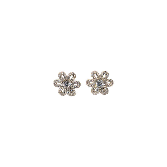 925 Silver flower studs