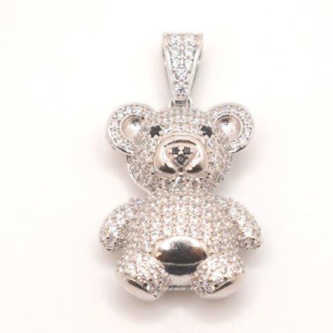 925 Silver teddy bear charm